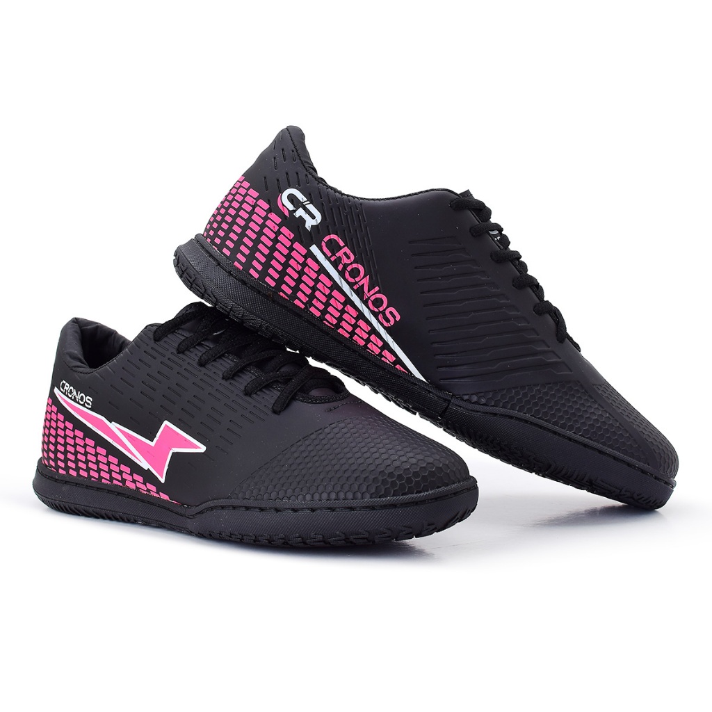 Chuteira Futsal Cronos Dynamics + Caneleira Grátis Conforto Máximo