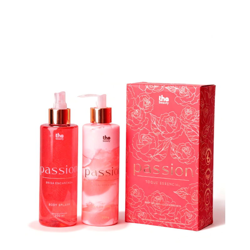 Kit Passion ThaBeauty Body Splash + Loção Hidratante Bifásica
