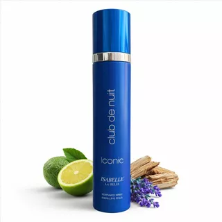Perfume Árabe Club de Nuit Iconic - Isabelle la Belle - 300ml - Spray Corporal Perfumado