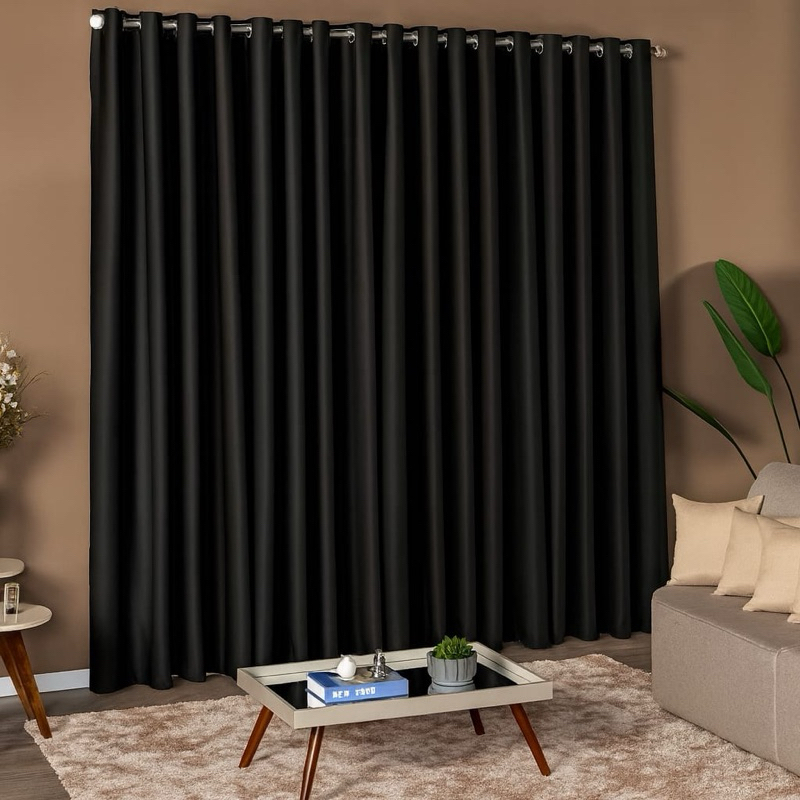 Cortina Blackout Corta Luz 2,80x1,80 Blecaute Decoração