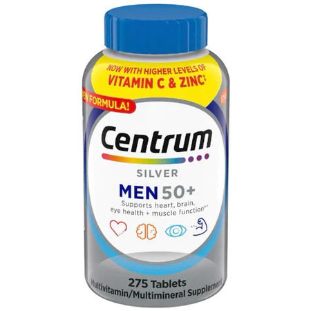Suplemento Centrum men 50 275tab Imp EuA