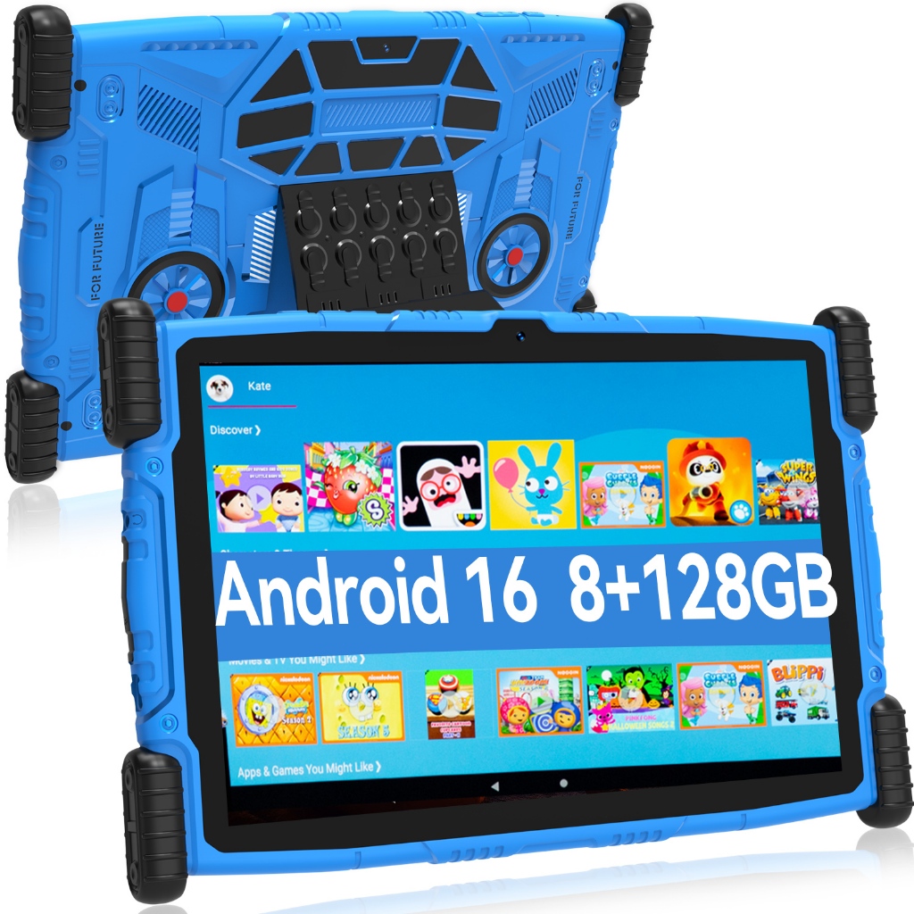 Android 16 Tablet Infantil Kids 10 Polegada com 8GB de RAM e 128GB