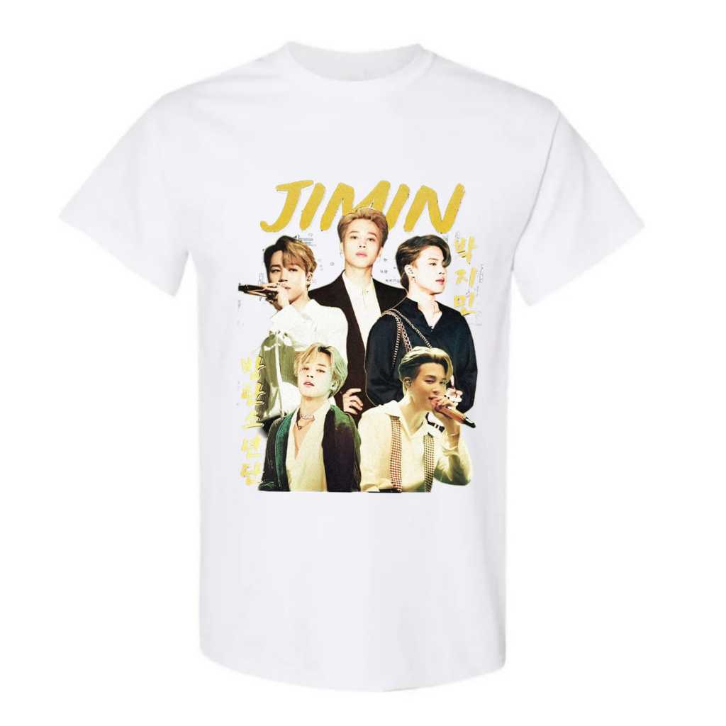Camiseta BRANCA Suga BTS Min Yoongi Agust D D-Day 100% Algodão