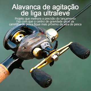 Carretilha De Pesca Com Marine Sports Pitching 6.2: 1 Alta 10kg Max Molinete De Pesca Molinete Pesca Mulinete