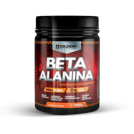 Beta Alanina 100 Pura Importada Soldiers Nutrition Suplemento Esportivo Performance Saúde