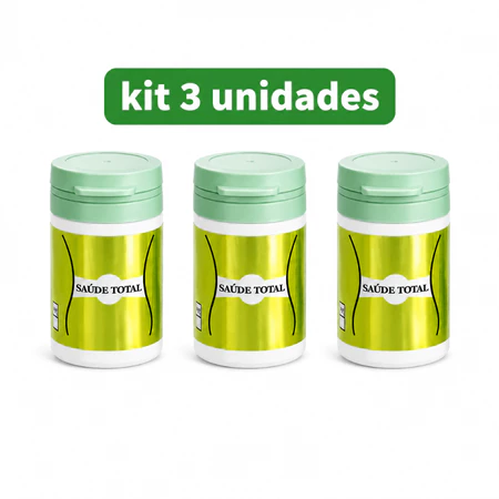 Kit 3 Saúde Total Harp 100 com 15 Cápsulas Suplemento Alimentar