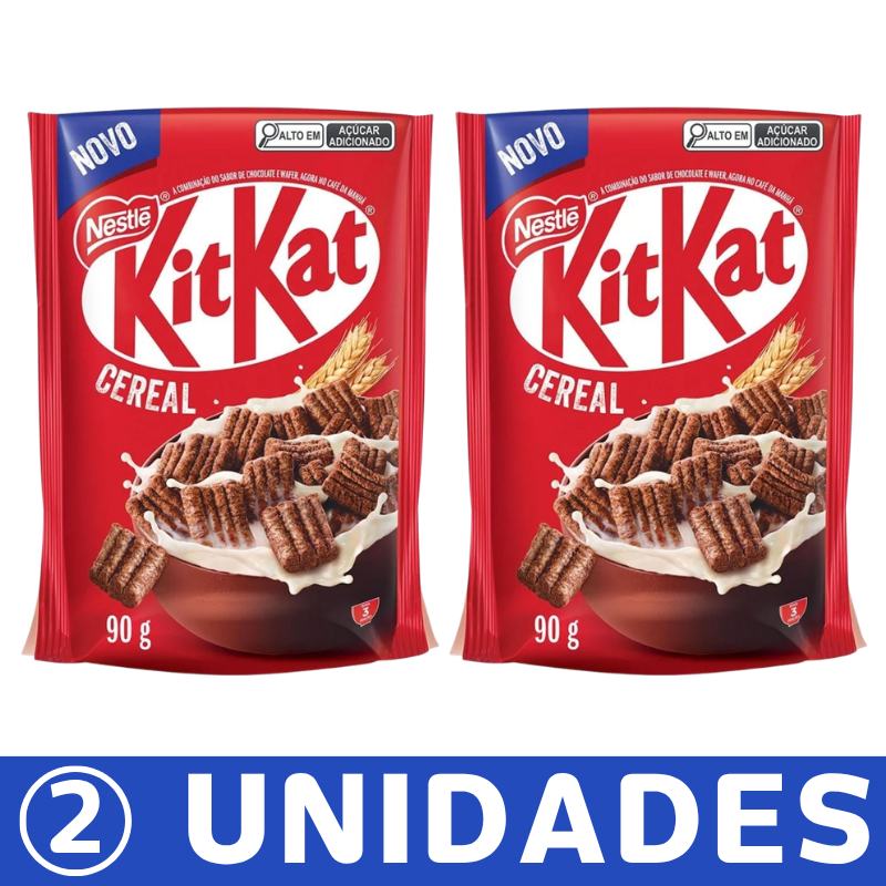 Kit 2 unidades Cereal Matinal Integral KitKat 90g - Nestlé | Shopee Brasil