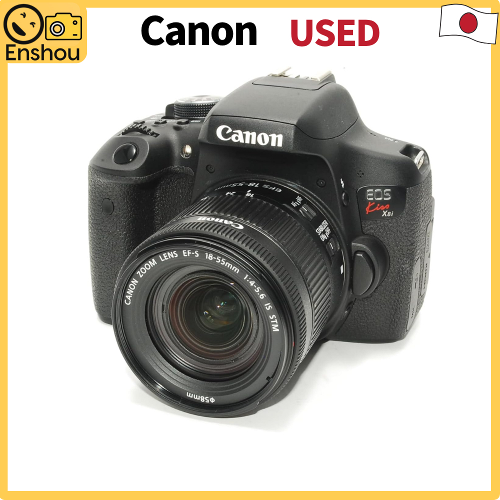 Do Japão [Usado] Canon Câmera Digital DSLR EOS Kiss X8i Kit com
