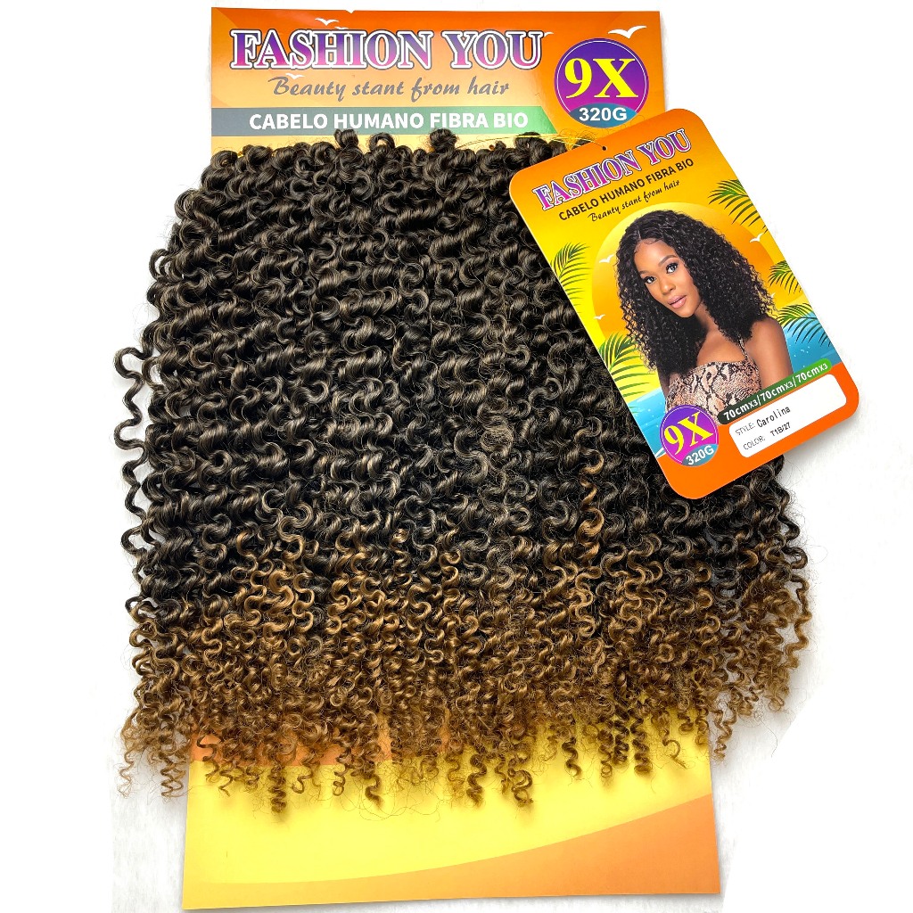 Cabelo Cacheado Crochet SHIRLEY CURL 18 inch Cabelo 70cm 320g 9X