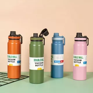 Garrafa Termica Inox Agua Cafe Cha Academia Escolar Trabalho 550ml 750ml 900ml