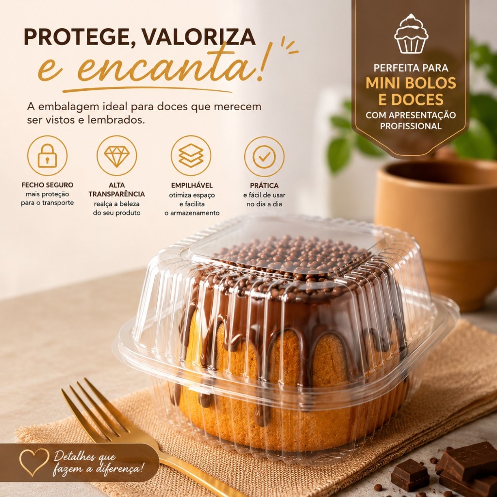 Hamburgueira GA12 Pet para Lanches Bento Cakes Doces Galvanotek 50