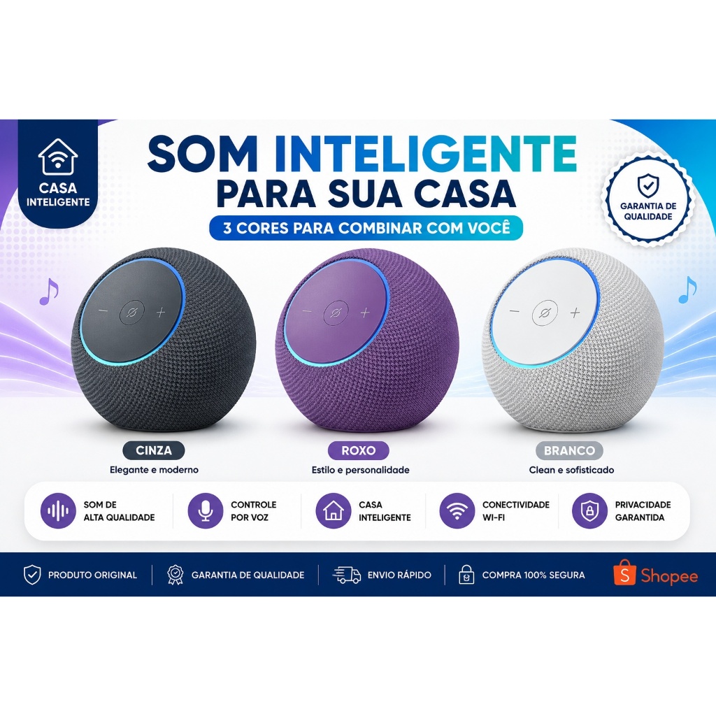Alexa Echo Sub em Promoção na Shopee Brasil 2026