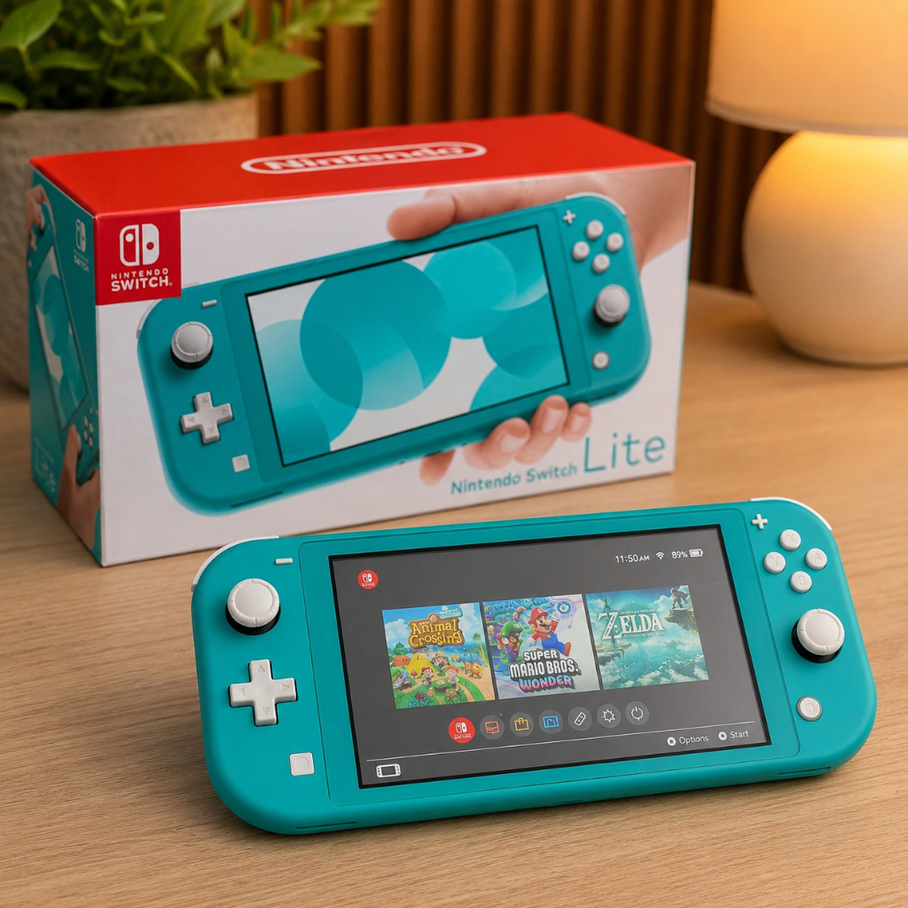 Nintendo Switch Lite ターコイズ + Mario Party Super Mario Party - Nintendo Switch em Promoção na Shopee Brasil 2026