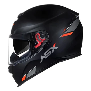 Capacete Masculino Asx Eagle Sv Fosco Preto Grafite Vermelho Preto Monocolor Fosco