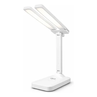 Luminária De Mesa Led Articulável Dupla Luz Flexível Bivolt