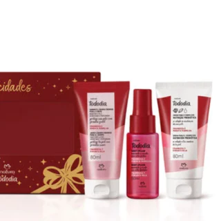 Kit Presente Natura Tododia Framboesa e Pimenta Vermelha (3 produtos) ORIGINAL E LACRADO