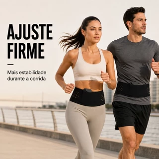 Pochete Esportiva Invisível para Corrida Porta Celular Faixa Elástica Respirável Unissex Academia Ciclismo Trilha