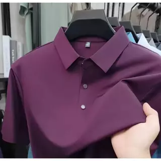 Camisa Polo Pique Poliamida Lisa Camiseta Masculina Gola Elegante Tecido Gelado