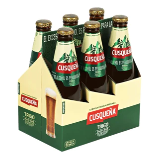 Pack 6 Cusqueña Trigo 330ml