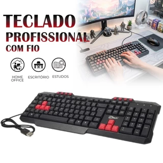Teclado Usb Padrão ABNT2 Brasileiro Super Macio Notebook Pc Computador