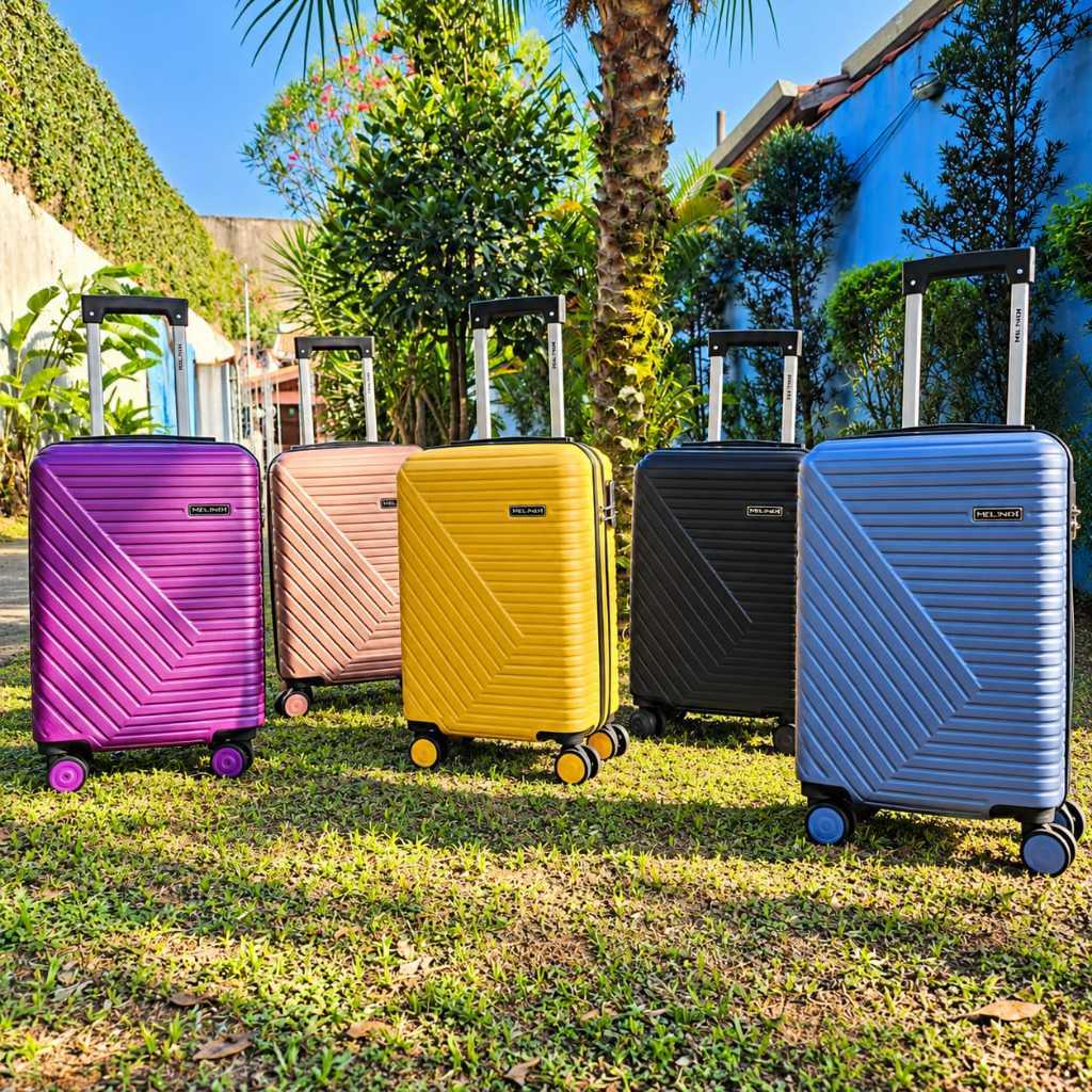 Mala de viagem bordo 10kg 55x35x25 resistente rodinhas giro 360