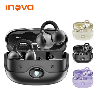 INOVA Fones De Ouvido Bluetooth Sem Fio clip-ear, Som Estéreo HIFI De Alta Fidelidade, Função De Controle Por Toque
