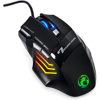 Mouse Gamer 6000 DPI Ajustável • 7 botões LED RGB • MTS • Alta Precisão e Velocidade • Clique Duplo • Cabo Reforçado Sup