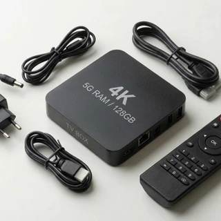 Smart box 4k android tv inteligente