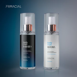 KIT BODY SPLASH MASCULINO BARBARIUS E MIDTOWN 200ML - PRIMACIAL PERFUME FRESCO AMADEIRADO