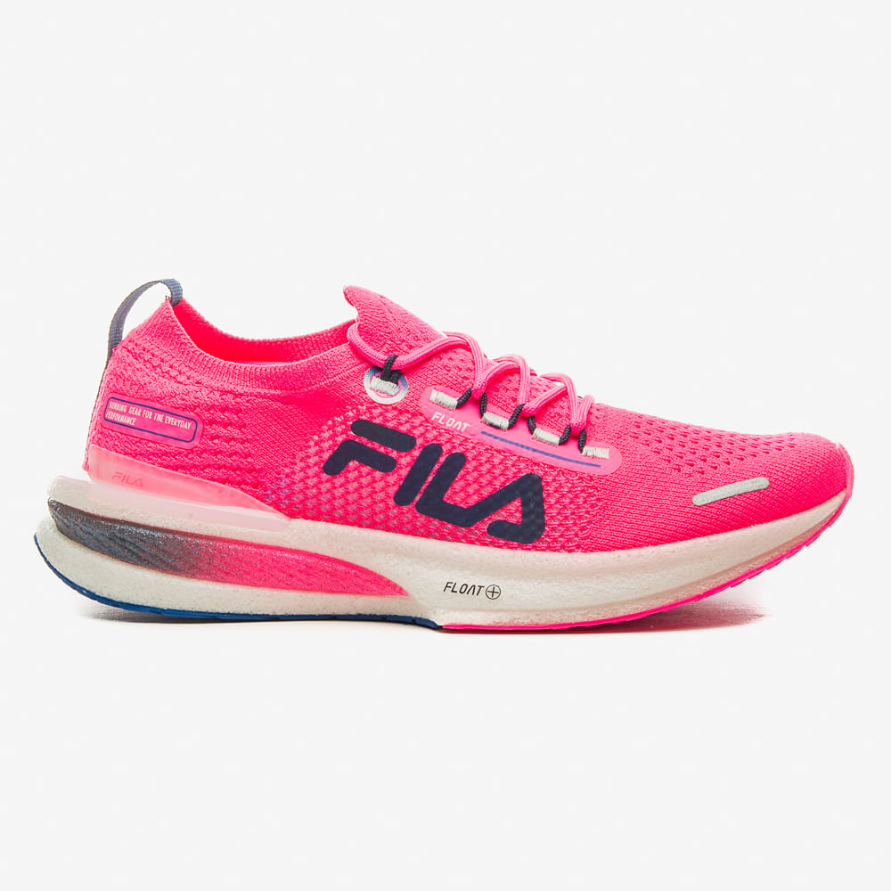 Tênis Fila Float Elite Rosa Marinho Feminino Original Com Garantia