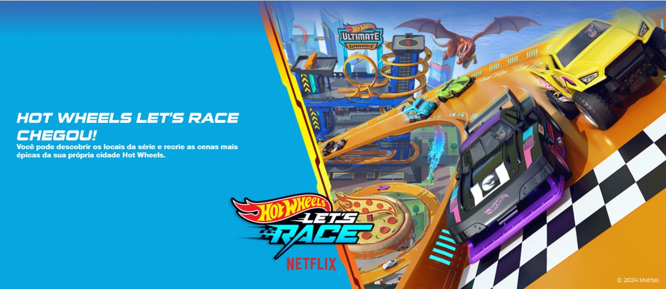 Hot Wheels Pista Competição Giratória Mattel Shopee Brasil