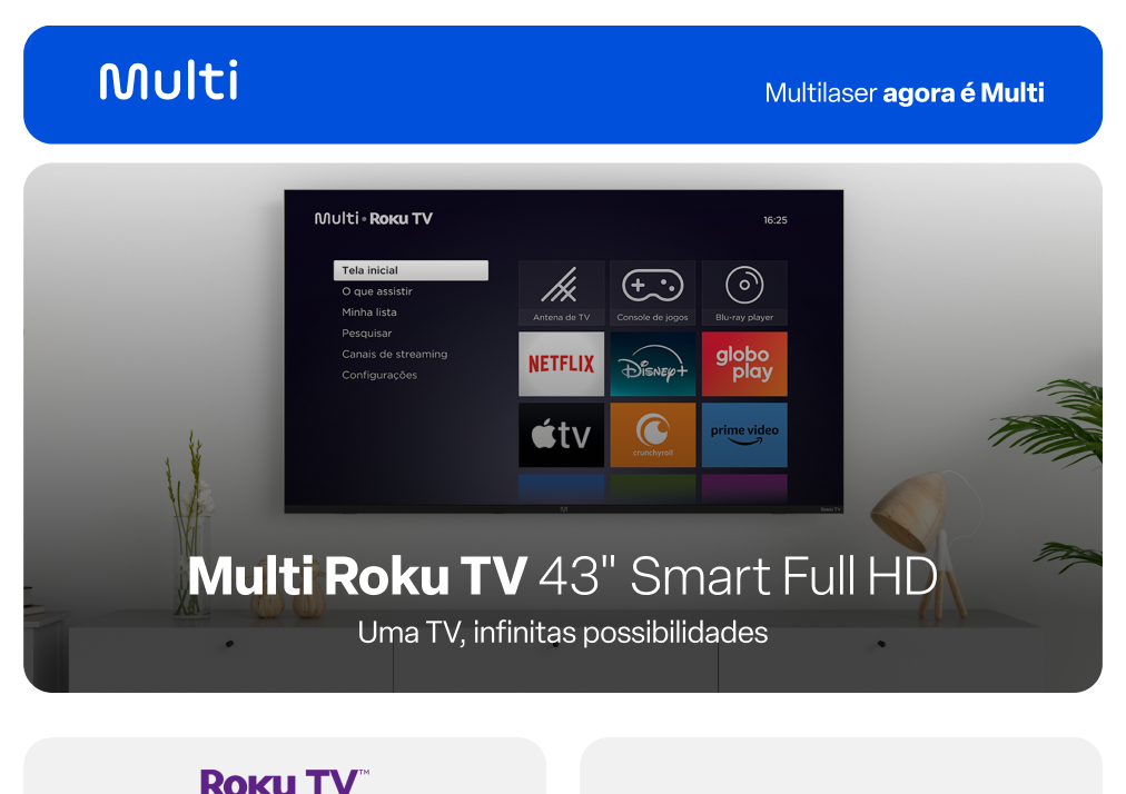 Smart TV Multi Roku TL082E