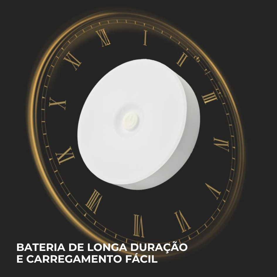 Kit 6 Luminária Led Sensor De Presença Automático 3 Tons de Luz ...