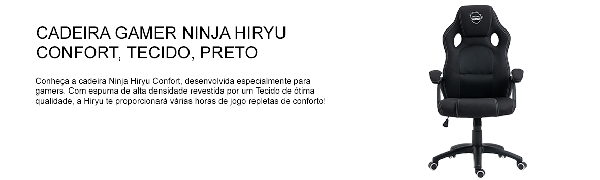 Cadeira Gamer Hiryu na Black Friday 2025 | BuscaProdutos