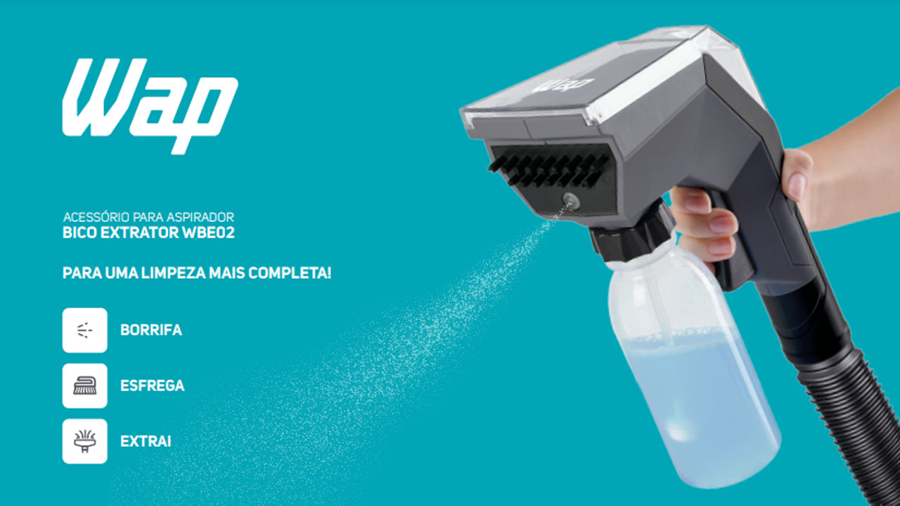 Bico Para Aspirador De Pó E Água Extrator 350ml Wbe02 Wap | Shopee Brasil