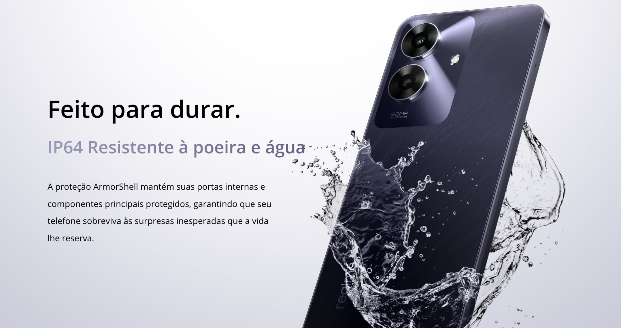 Smartphone Realme Note 60 Dual SIM: 3GB RAM/64GB Processador Octa