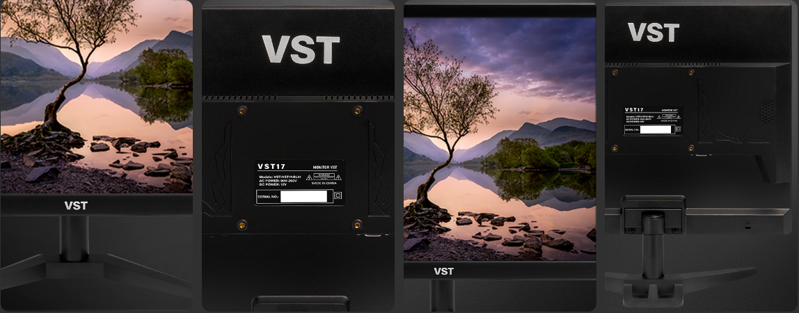 Monitor VST 17, 17 Pol, HD, 5ms, 60Hz, HDMI/VGA, VST-VST17-BL01 ...