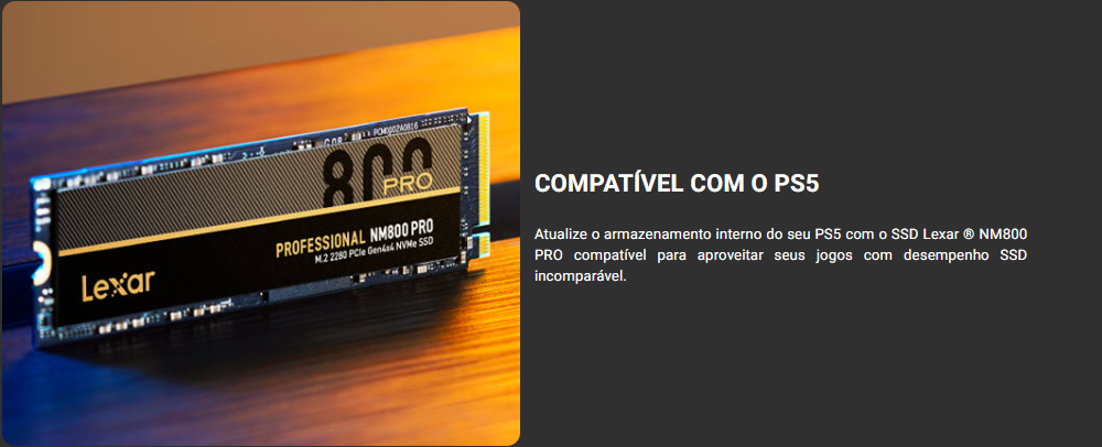 SSD Lexar Professional NM800 Pro, 2TB, M.2 2280, PCIe NVMe