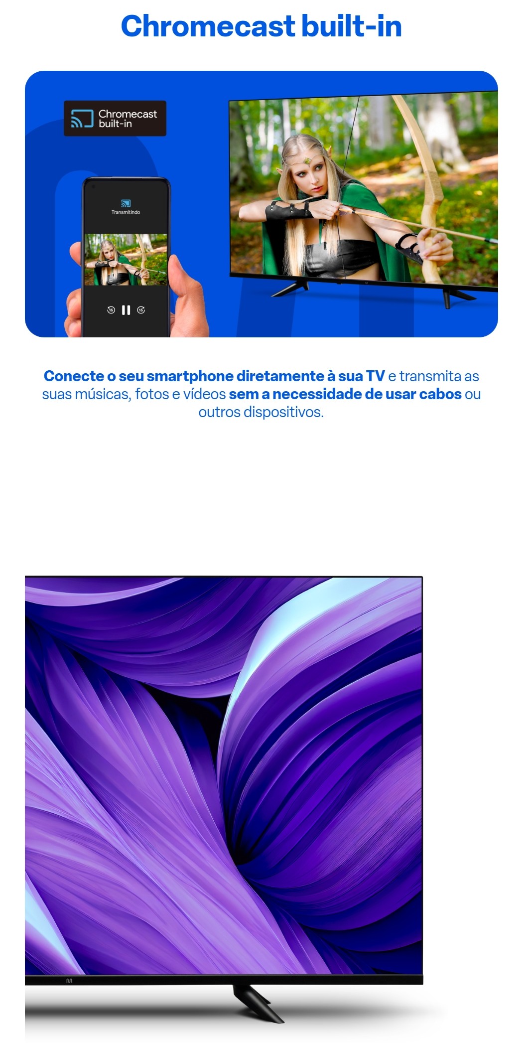 Smart TV DLED 55 4K Multi Android 11 4HDMI 3USB Wi-fi - TL061M | Shopee ...