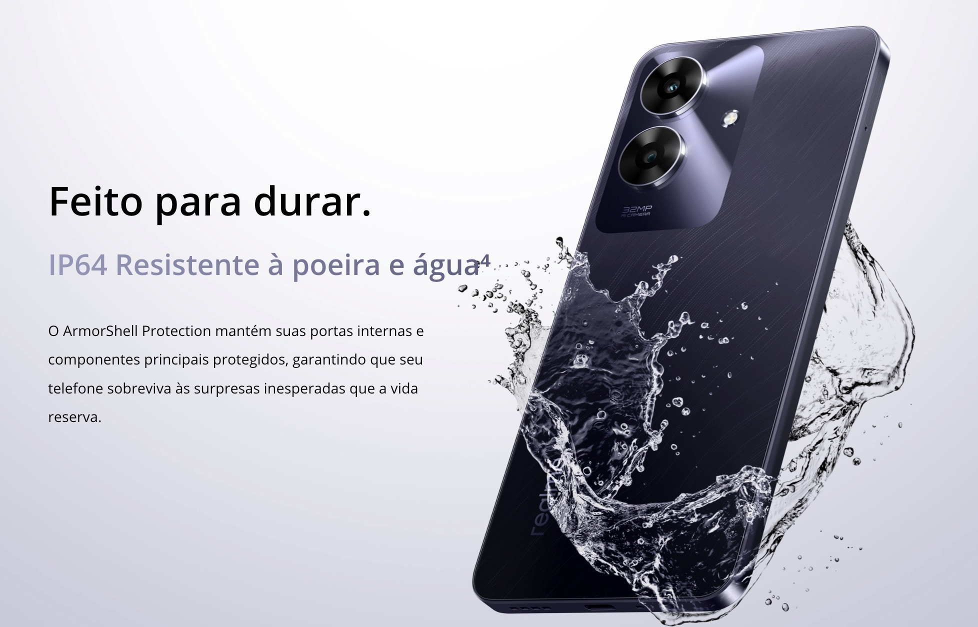 Smartphone Realme Note 60 Dual SIM 3GB RAM/64GB Processador