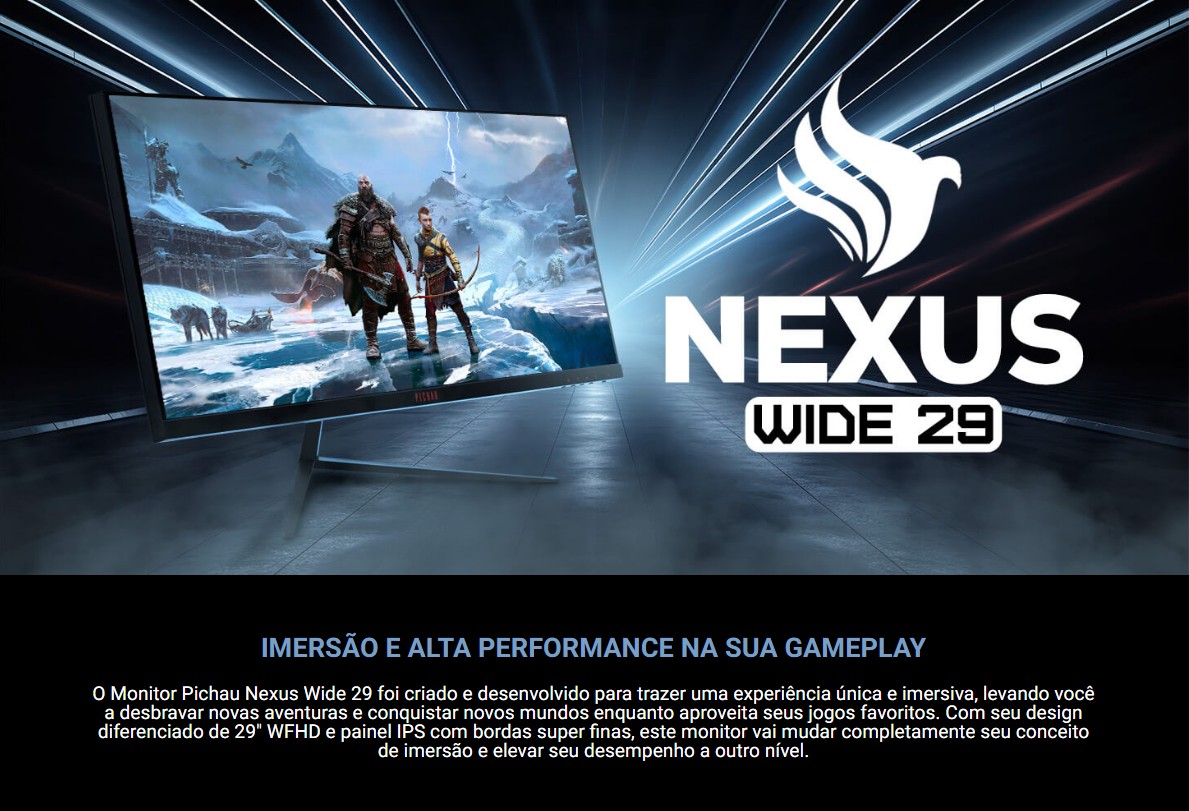 Monitor Gamer Pichau Nexus Wide 29, 29 Pol, IPS, WFHD, 1ms, 100Hz ...