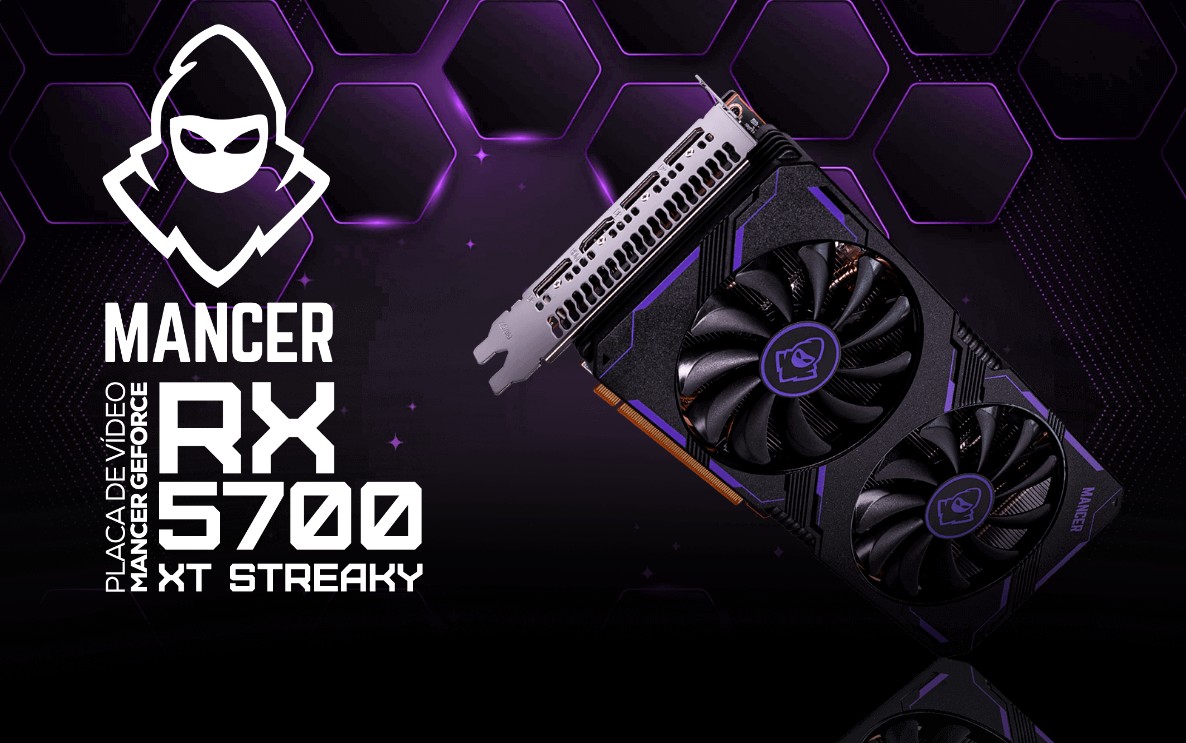 Placa de Video Mancer Radeon RX 5700 XT Streaky, 8GB, GDDR6, 256-bit ...
