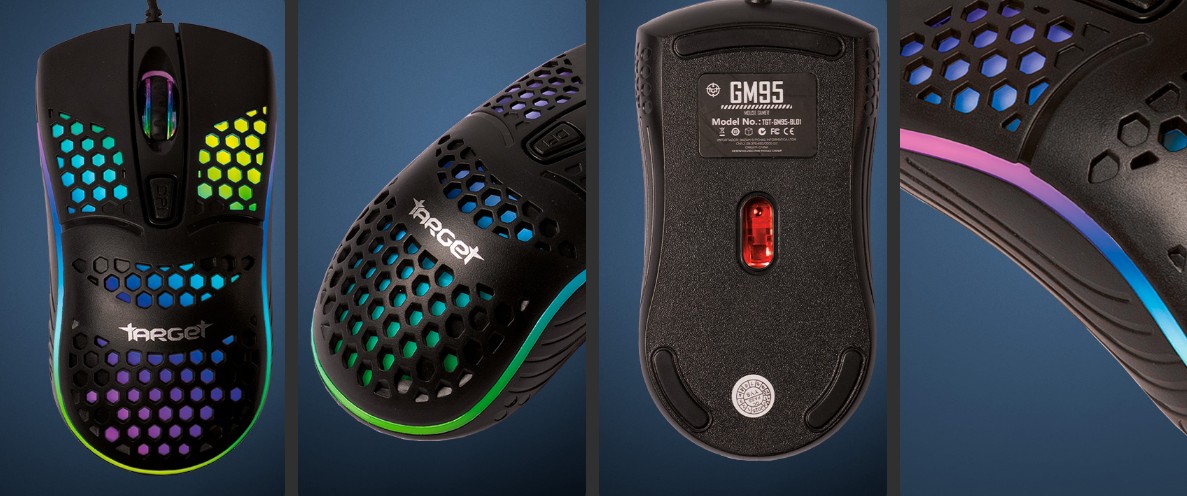 Mouse Gamer TGT GM95 LED, 1600DPI, 4 Botoes, Preto, TGT-GM95-BL01 ...