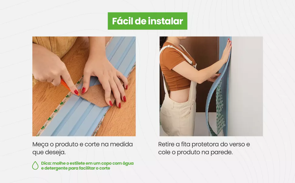 Painel Ripado Laminado Autocolante Cor Cinamomo Linha Madeto Meu Rodapé | Envio FULL