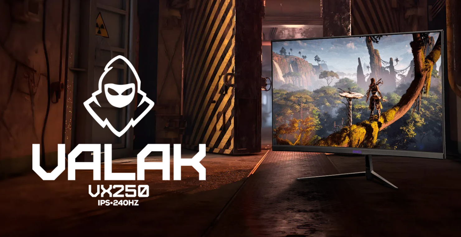 Monitor Gamer Mancer Valak VX250, 27 Pol, IPS Curvo FHD, 1ms 240Hz ...
