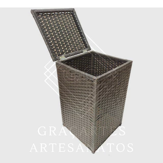Cesto De Roupa De Fibra Sintetica 40x40x70 fio