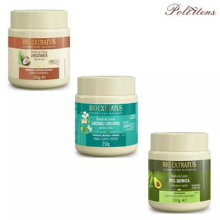 Kit cronograma capilar Nutrição Pós Química + Cachos + Umectante 250 gr