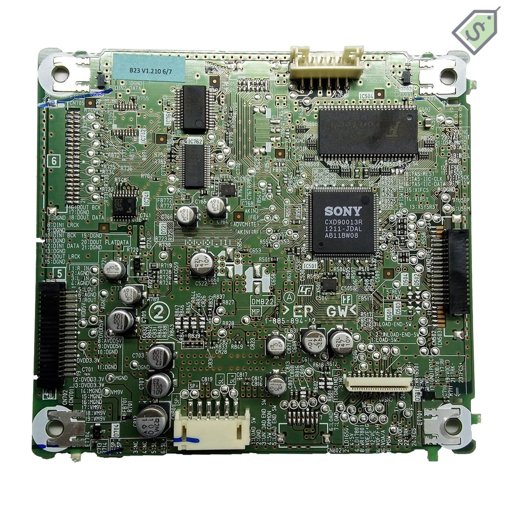 Placa Logica Cd Para Reposição So Som Sony Mhc-gpx5 Gpx7 | Shopee Brasil