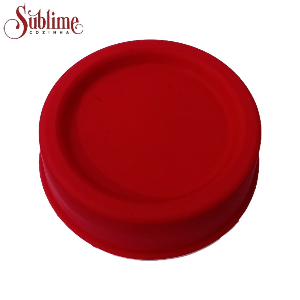 Forma Assadeira de Silicone Bolo para Air Fryer Microondas Forno 21cm