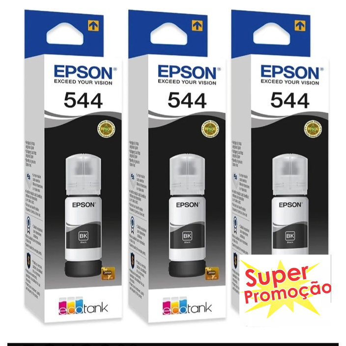 Kit Tintas Epson T Preta Original L L L